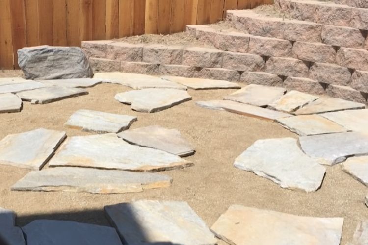 Install Flagstone Patio Here's How It's Done